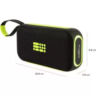 Enceinte bluetooth lumineuse&nbsp;- BIGBEN PARTY - Noir et jaune