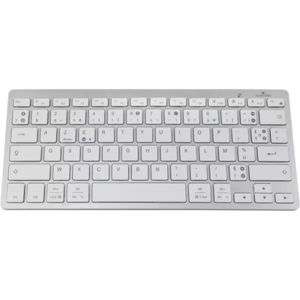 Clavier Bluetooth Double Layout PC MAC - BLUESTORK - MINI MAC PC - Pour Mac et PC - Noir