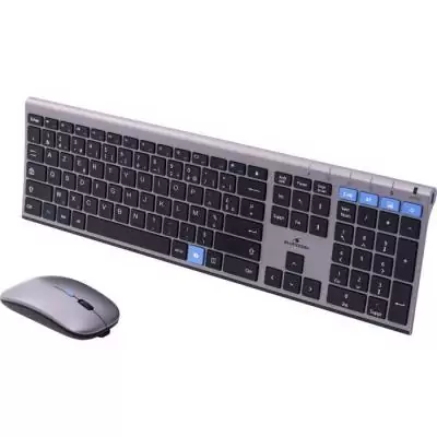 Ensemble Clavier souris sans fil - BLUESTORK - AZERTY - Métal - Silencieux - Touches ciseaux Ensemble Clavier souris sans fil - BLUESTORK - AZERTY - Métal - Silencieux - Touches ciseaux