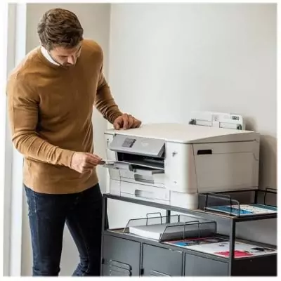 Imprimante monofonction - BROTHER - HLJ6010DWRE1 - Jet d'encre - A3 - Couleur - Wi-Fi Imprimante monofonction - BROTHER - HLJ6010DWRE1 - Jet d'encre - A3 - Couleur - Wi-Fi