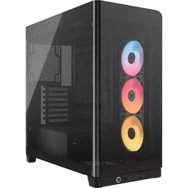 Boitier PC - CORSAIR - FRAME 4500X RS-R ARGB Tempered Glass Mid-Tower - 2 radiateurs - Noir