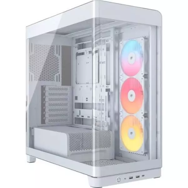 Boitier PC - CORSAIR - FRAME 4500X RS-R ARGB Tempered Glass Mid-Tower - 2 radiateurs - Blanc