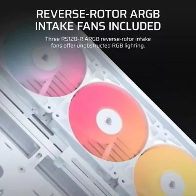 Boîtier PC CORSAIR FRAME 4500X RS-R ARGB Blanc - Refroidissement Optimal