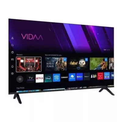 TV LED QLED - CONTINENTAL EDISON - 50“ (127 cm) - 3xHDMI - 2xUSB - Noir - CELED50SVQLD25B6