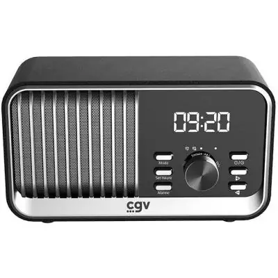 Radio FM portable CVG BeBop FM - Bluetooth intégré - Batterie longue durée - Noir
