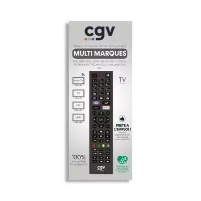 Télécommande Universelle - CGV - FIDELIO MM - Multi-Marques - Sans programmation