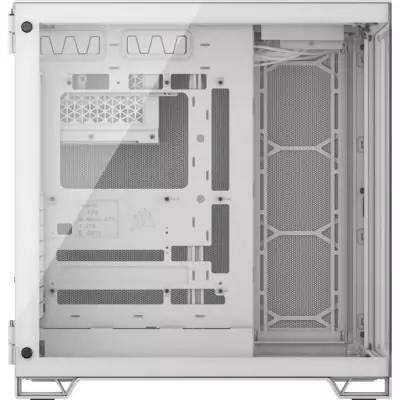 Boîtier PC CORSAIR 6500X Blanc - Design Dual Chamber en Verre Trempé