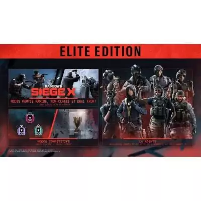 Édition Elite de Rainbow 6 Siege X pour PS5: Jeu d'action captivant