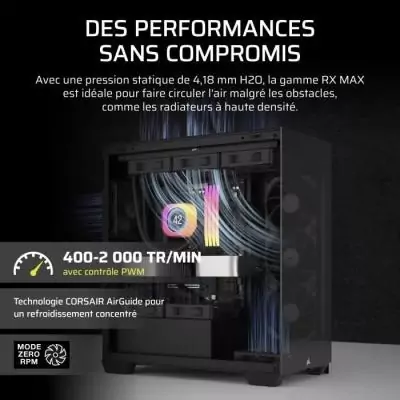 Refroidissement PC - CORSAIR - CO-9051042-WW - iCUE LINK RX120 Max Triple Fan