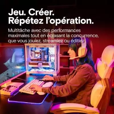 Kit mémoire gamer - CRUCIAL Pro OC - CP2K16G64C32U5W - 32 Go (2x 16 Go) DDR5-6400 UDIMM - CL32 avec dissipateur thermique - Kit mémoire gamer - CRUCIAL Pro OC - CP2K16G64C32U5W - 32 Go (2x 16 Go) DDR5-6400 UDIMM - CL32 avec dissipateur thermique -