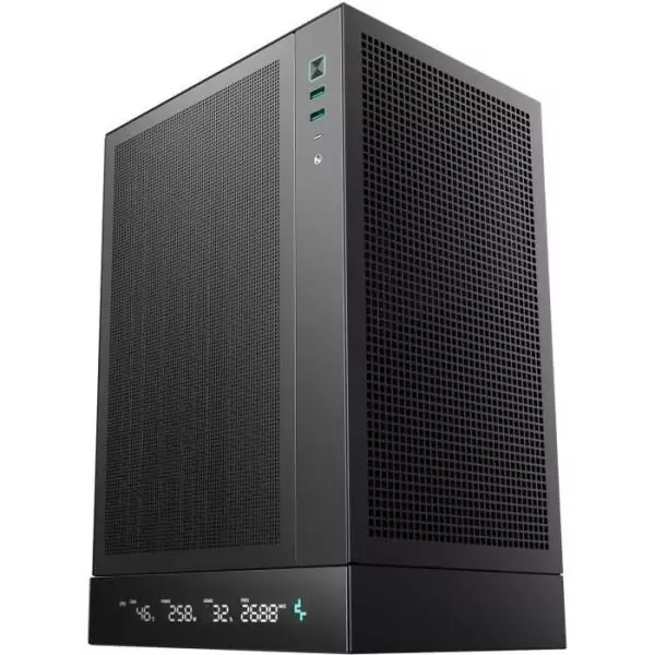 Boitier sans alimentation - DEEPCOOL CH170 Digital - Mini tour - Format M-ITX - Noir