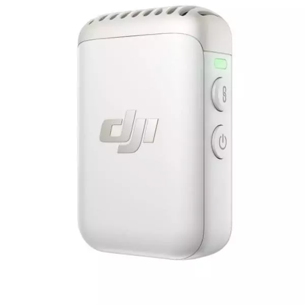 Émetteur sans fil - DJI - Mic 2 - Pearl White - Audio HD - Enregistrement 32 bits