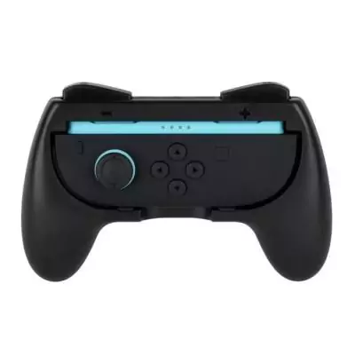 Paire de supports Joy-Con - KONIX - Nintendo Switch 2 - Forme de manette classique - Noir Paire de supports Joy-Con - KONIX - Nintendo Switch 2 - Forme de manette classique - Noir