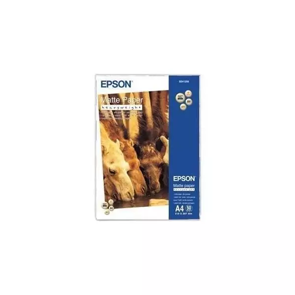 Papier photo mat EPSON S041256 - 167g/m2 - A4 - 50 feuilles