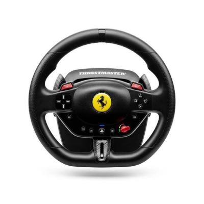 Volant + pédalier - Thrustmaster - T98-P Ferrari 296 GTB - Sans systeme audio - USB filaire - Noir