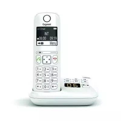Téléphone Fixe AS690 A Blanc - GIGASET - Répondeur intégré & Mains libres - ID d'appelant