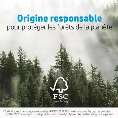 Papier photo glacé HP Avancée - Qualité supérieure 250 g/m2 - Format 4 x 12 pouces - 10 feuilles