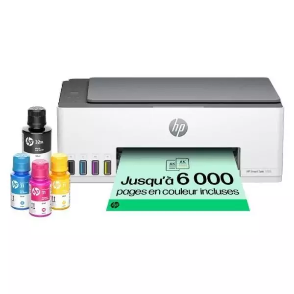 Imprimante Multifonction - HP - Smart Tank 5105 – Wi-Fi et Bluetooth - Réservoir d'encre – Couleurs