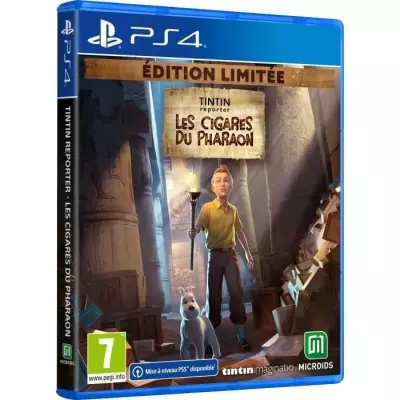 Explorez l'Égypte ancienne avec Tintin Reporter - Les Cigares Du Pharaon sur PS4 - Edition Limitée!