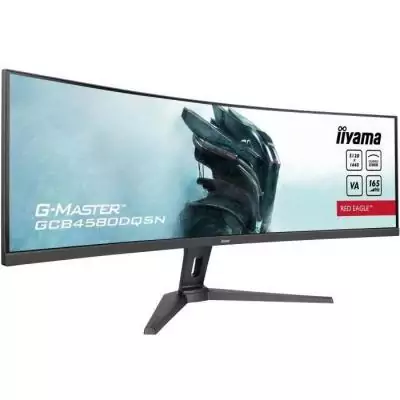 Ecran PC Gamer Incurvé - IIYAMA - 45 - DQHD - 165Hz - Dalle VA - 0,8ms - Ajustable - GCB4580DQSN-B1 Ecran PC Gamer Incurvé - IIYAMA - 45 - DQHD - 165Hz - Dalle VA - 0,8ms - Ajustable - GCB4580DQSN-B1