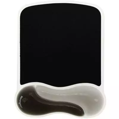 Kensington, Tapis de souris avec repose-poignet, Duo gel, Noir et fumé Kensington, Tapis de souris avec repose-poignet, Duo gel, Noir et fumé