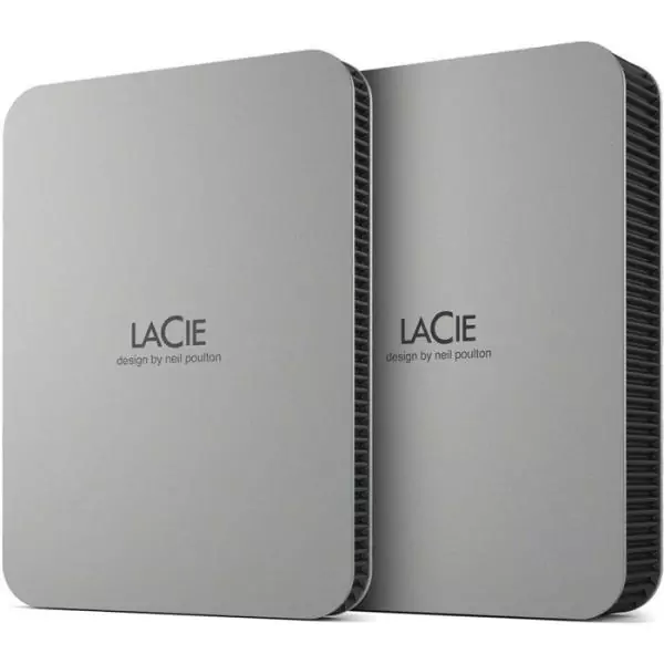Disque dur externe - LACIE - Mobile Drive STLP2000400 - 2 To - 2,5 - 3.2 Gen 1 - Argent