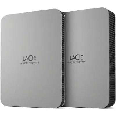 Disque dur externe LaCie Mobile Drive Moon Silver USB-C STLP5000400 - 5To