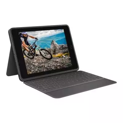 Etui clavier - Logitech - Rugged Folio - AZERTY - Pour iPad A16 & 10e génération Etui clavier - Logitech - Rugged Folio - AZERTY - Pour iPad A16 & 10e génération
