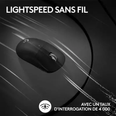 Souris gamer sans fil Logitech G Pro X Superlight 2 Lightspeed - Noir - Légère et réactive Souris gamer sans fil Logitech G Pro X Superlight 2 Lightspeed - Noir - Légère et réactive