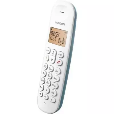 Téléphone fixe sans fil - LOGICOM - DECT ILOA 150 SOLO - Turquoise - Sans répondeur Téléphone fixe sans fil - LOGICOM - DECT ILOA 150 SOLO - Turquoise - Sans répondeur