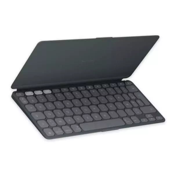 Etui clavier - Logitech - Keys to go 2 - AZERTY - Pour Ipad - Graphite
