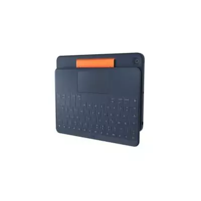 Étui clavier iPad - Logitech Rugged Combo 3 Touch AZERTY Bleu - Robuste et Pratique