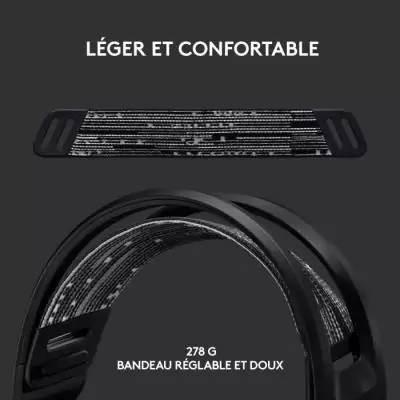 Casque gamer sans fil Logitech G733 Lightspeed - Conçu pour PS5, PS4, PC, et MAC