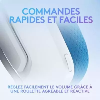Casque gamer Logitech G335 Blanc - Filaire pour PS5, PS4, Xbox, Switch, PC