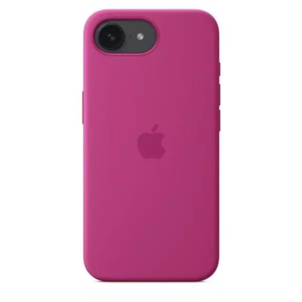APPLE - iPhone 16E - Coque en silicone - Fuchsia
