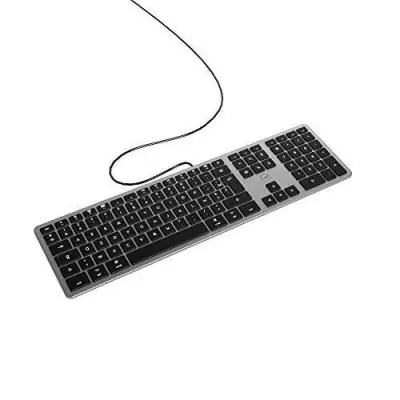 Clavier DesignTouch filaire pour MAC - Gris Sidéral, AZERTY