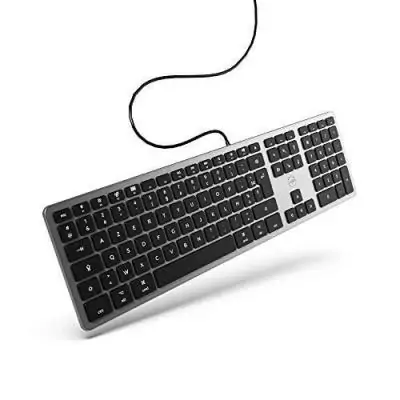 Clavier DesignTouch filaire pour MAC - Gris Sidéral, AZERTY