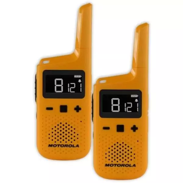 Talkies-walkies MOTOROLA TALKABOUT T72 - Jaune - Portée 8 km - PMR446 - 16 canaux - 121 codes