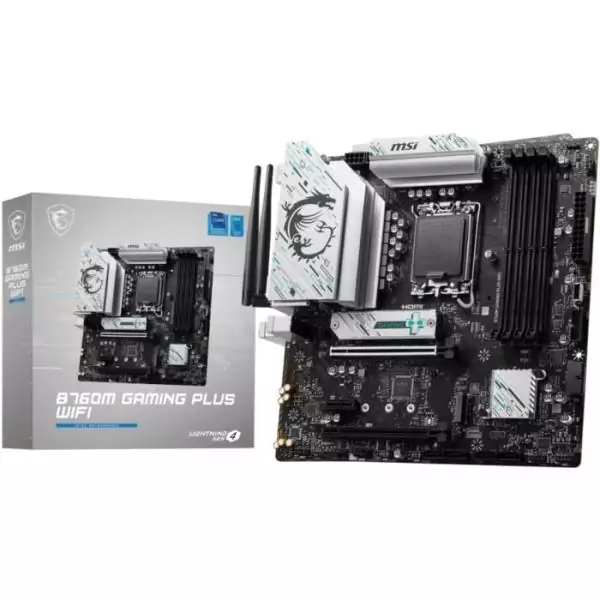 Carte mere - MSI - B760M GAMING PLUS WIFI Intel B760 LGA 1700 micro ATX