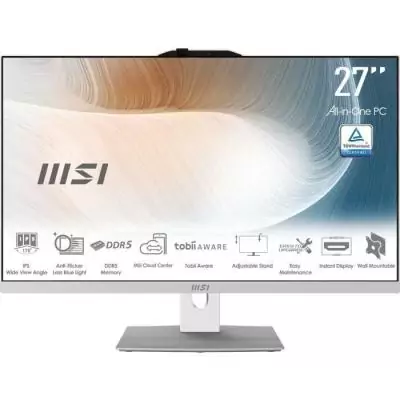 PC Tout-en-un MSI - 27'' - Sans Windows -Ecran FHD - I7 1260P - RAM 16Go - Stockage 1To - Pied ajustable -Clavier et souris PC Tout-en-un MSI - 27'' - Sans Windows -Ecran FHD - I7 1260P - RAM 16Go - Stockage 1To - Pied ajustable -Clavier et souris