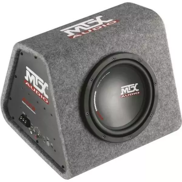 Caisson de grave amplifié - MTX AUDIO - RTP8 - 120W RMS - Subwoofer 20cm - Télécommande EBC