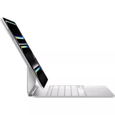 Clavier Magic Keyboard pour iPad Pro 13" (M4) - Blanc - Prêt pour une Productivité Maximale