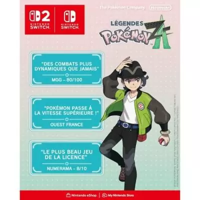 Découvrez Légendes Pokémon: Z-A sur Nintendo Switch!