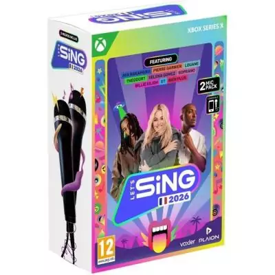 Let's sing 2026 + 2 Micros - Jeu Xbox Series X