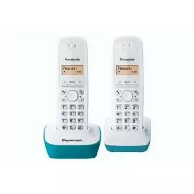 Panasonic KX-TG1612FRC | Téléphone Duo sans fil DECT sans répondeur, Bleu Panasonic KX-TG1612FRC | Téléphone Duo sans fil DECT sans répondeur, Bleu