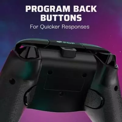 Manette de jeu Xbox Rematch Glow Advanced Filiare Space Dust - PDP Manette de jeu Xbox Rematch Glow Advanced Filiare Space Dust - PDP