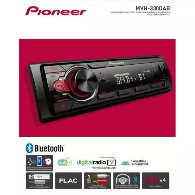 Autoradio - PIONEER - 1DIN - Bluetooth - DAB - USB Autoradio - PIONEER - 1DIN - Bluetooth - DAB - USB