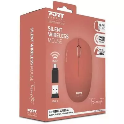Souris sans fil Terracotta - PORT Designs 900542 Collection II - 2.4 GHz