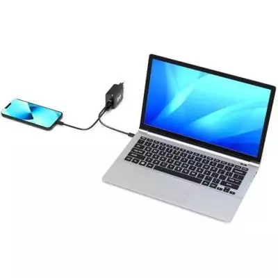 Chargeur mural GaN USB-C & USB-A - PORT DESIGNS - 902104EU - 65 W - Noir Chargeur mural GaN USB-C & USB-A - PORT DESIGNS - 902104EU - 65 W - Noir