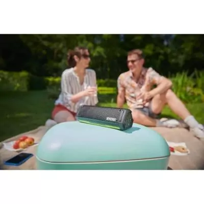 Enceinte Bluetooth - RYOBI - 4V - IP67 - Câble USB-C - 1 batterie 4V 2,0 Ah USB Lithium Enceinte Bluetooth - RYOBI - 4V - IP67 - Câble USB-C - 1 batterie 4V 2,0 Ah USB Lithium